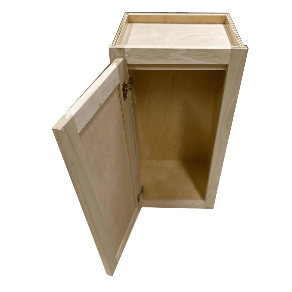 Kitchen Wall Cabinet | Unfinished Poplar | Shaker Style | 18x30x12 in.